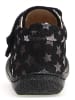 Naturino Leder-Sneakers "Cocoon" in Schwarz/ Silber