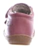 Naturino Leder-Lauflernschuhe "Raccoon" in Rosa
