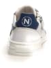 Naturino Leder-Sneakers "Blitz" in Weiß/ Grau