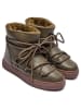 INUIKII Botki zimowe "Grape" w kolorze khaki