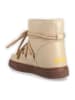 INUIKII Botki zimowe "Abaca" w kolorze beżowym