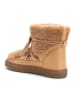 INUIKII Leder-Winterboots "Curly" in Beige