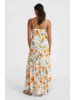 O´NEILL Kleid "Quorra" in Weiß/ Grün/ Orange