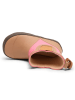 bisgaard Gummistiefel in Hellbraun/ Pink