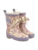 mikk-line Gummistiefel in Lila/ Creme