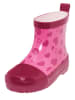 Playshoes Gummistiefel in Rosa/ Beere