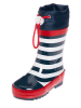 Playshoes Rubberlaarzen donkerblauw/wit