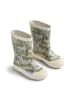 Wheat Rubberlaarzen "Muddy" crème/blauw/groen
