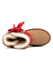 ISLAND BOOT Winterboots "Warenn" lichtbruin/rood