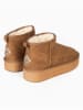 ISLAND BOOT Enkelboots  "Miley" lichtbruin
