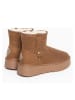 ISLAND BOOT Botki zimowe "Christie" w kolorze jasnobrązowym