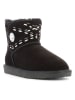 NICEBAY Leder-Winterboots "Kasba" in Schwarz