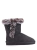 ISLAND BOOT Leder-Winterboots "Blissa" in Grau
