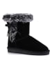 ISLAND BOOT Leder-Winterboots "Blissa" in Schwarz