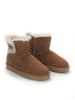 Gooce Leder-Winterboots "Gabriela" in Hellbraun