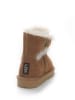 Gooce Leder-Winterboots "Gabriela" in Hellbraun