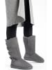 Gooce Leder-Winterstiefel "Cornice" in Grau
