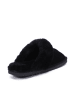 Gooce Schaffell-Hausschuhe "Emeline" in Schwarz