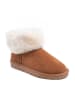 Gooce Leder-Winterboots "Fury" in Hellbraun