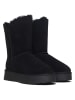 Gooce Leder-Winterstiefel "Breezy" in Schwarz