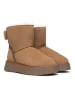 Gooce Leder-Winterboots "Mercy" in Hellbraun
