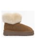 NICEBAY Leder-Winterboots "Freya" in Hellbraun