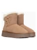 NICEBAY Leder-Winterboots "Sacha" in Beige