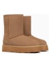 Gooce Leder-Winterboots "Sawel" in Beige