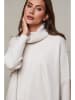 Soft Cashmere Rollkragenpullover in Creme
