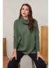 Soft Cashmere Rollkragenpullover in Khaki