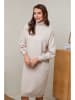 Soft Cashmere Strickkleid in Beige