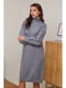 Soft Cashmere Gebreide jurk grijs