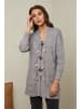 Soft Cashmere Cardigan in Grau