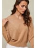 Soft Cashmere Trui lichtbruin