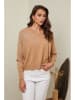 Soft Cashmere Trui lichtbruin