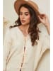 Soft Cashmere Cardigan in Beige