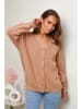 Soft Cashmere Cardigan in Camel