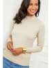 Soft Cashmere Pullover in Beige