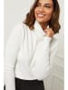 L'armoire de Suzette Rollkragenpullover in Weiß