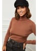 L'armoire de Suzette Rollkragenpullover in Camel