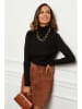 L'armoire de Suzette Rollkragenpullover in Schwarz