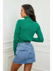 L'armoire de Suzette Rollkragenpullover in Grün
