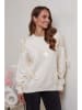 Soft Cashmere Pullover in Creme
