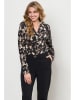 &Co Woman Blouse "Vayen" zwart/bruin