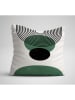 Coin de Pierre Poszewki (3 szt.) w kolorze zielono-czarno-białym na poduszki - 43 x 43 cm