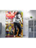 wall addiction Leinwand-Kunstdruck