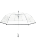 SMATI Stockschirm in Transparent/ Schwarz - Ø 124 cm