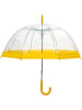 SUSINO Stockschirm in Transparent/ Gelb - Ø 85 cm