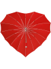 FALCONETTI Stockschirm "Heart" in Rot - Ø 107 cm