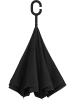 FALCONETTI Inside-out-paraplu zwart - Ø 110 cm